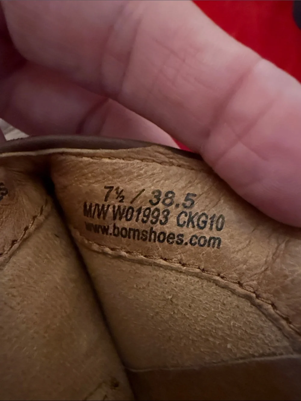 Born Women’s Two-Tone Tan Studded Western Ankle Boots